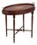 English Edwardian Inlaid Mahogany Oval Tray Table For Sale