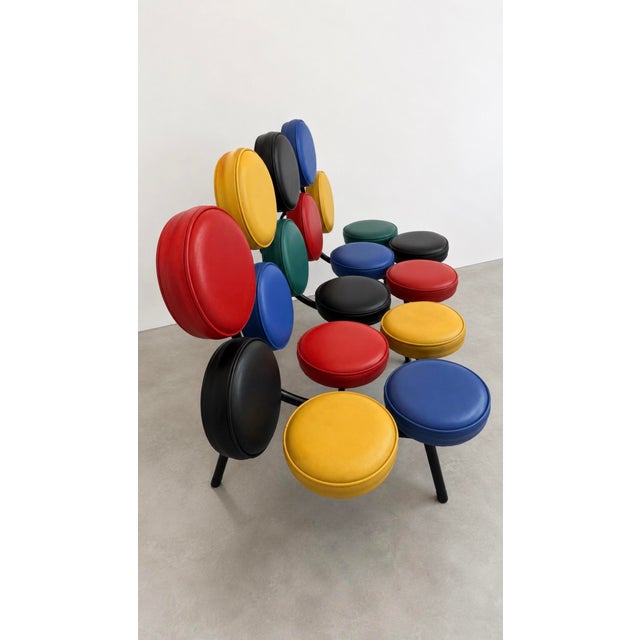 Mid-Century Modern Marshmallow Bench by Georges Nelsons for Vitra, 1999 For Sale - Image 3 of 8
