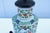 1950s Chinese Floral Porcelain Table Lamps 19th-Century Famille Verte Style, a Pair For Sale - Image 17 of 18