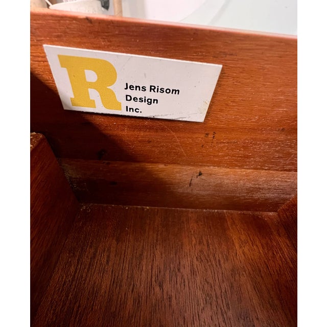 C. 1960s Jens Risom Mid-Century Walnut Credenza For Sale - Image 12 of 12