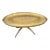 Vintage 1950’s Inlaid Moroccan Brass Coffee Table For Sale