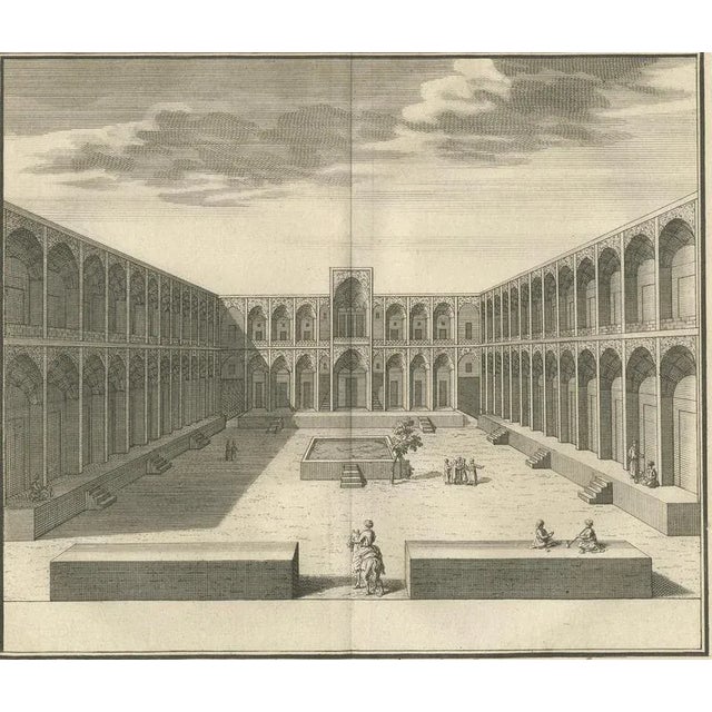 Paper Caravanserai of Cachan, 1700s, Paper For Sale - Image 7 of 10