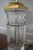 Metal 1990s Quality Crystal & Brass Table Lamp W. Shade For Sale - Image 7 of 8