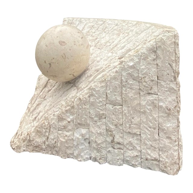 Vintage Tessellated Stone and Ball Coffee Table For Sale - Image 4 of 6