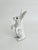 1900 - 1909 French Faience Bavent Rabbit Sculpture Figurine Early 1900s For Sale - Image 5 of 7