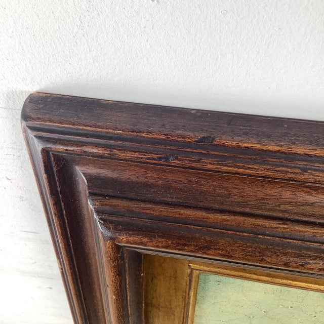 Antique European Winter Landscape Decorative Print in Period Gilt Frame For Sale In Philadelphia - Image 6 of 12