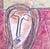 Modernist Self Portrait of the Artist by Bren Bauer For Sale - Image 4 of 5