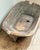 Rustic Antique Eastern European Hand-Carved Wooden Dough Bowl With Original Metal Repairs For Sale - Image 3 of 6