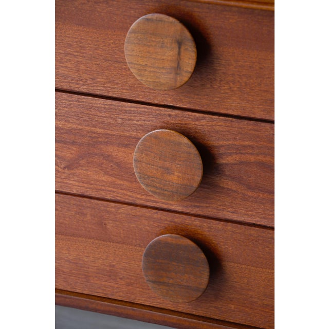 Small Scandinavian Style Sideboard from Sapele, 1960s For Sale - Image 6 of 18
