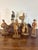 Bring warmth and character to any interior with this charming set of six vintage German folk art musician sculptures. Each...