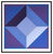 The artwork here, "Pictor", is a remarkable illusion created from patterned squares, that is saturated with vibrant color...