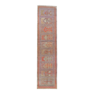 Galerie Shabab Collection Early 20th Century Handmade East Turkestan Saph Khotan Runner