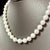 Traditional Natural South Sea Pearl Diamond Necklace 14k W Gold Certified For Sale - Image 3 of 9