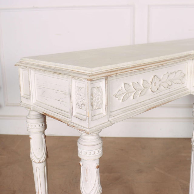 Painted Breakfront Console Table, 1950s For Sale - Image 3 of 12