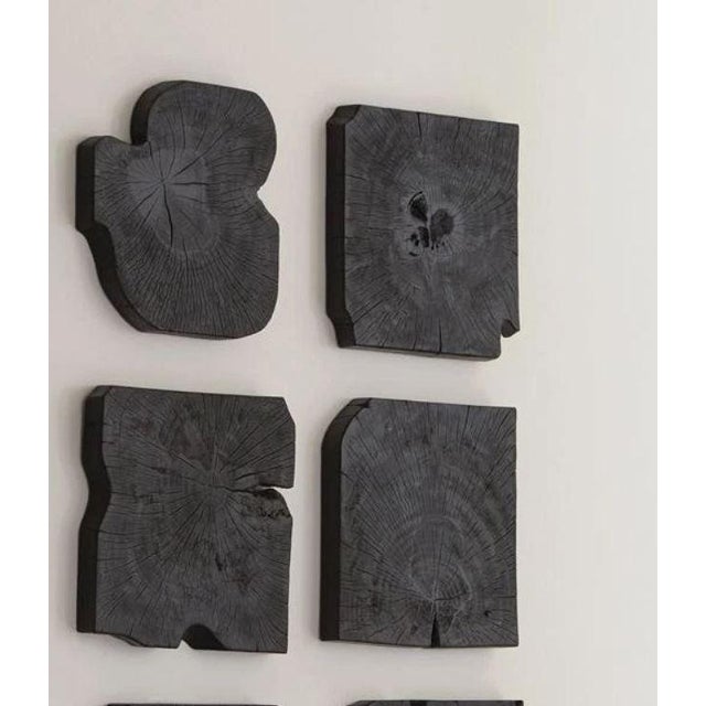 Contemporary Bahati Black Wood Wall Decor Set/9 For Sale - Image 3 of 3