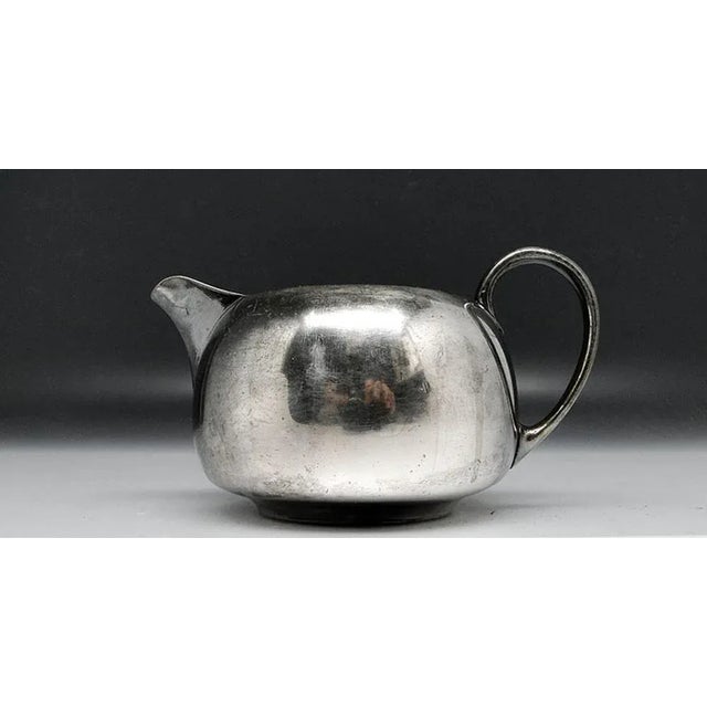 Silver Art Deco Milk Jug, United Kingdom, 1950s For Sale - Image 8 of 8