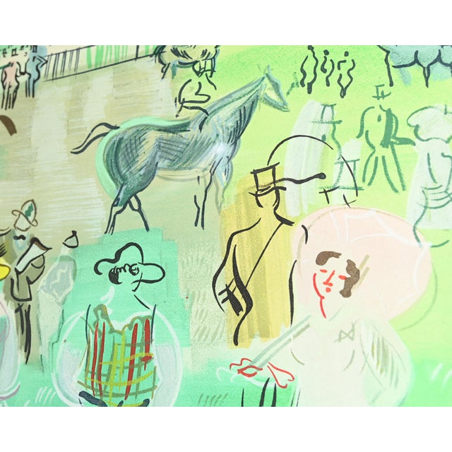 Charles Sorlier after Raoul Dufy, Epsom 39, 1960s, Lithograph For Sale - Image 7 of 13