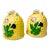 1940s Vintage Boho Chic Arts & Crafts Honeycomb & Bees Salt & Pepper Shakers - A Pair. For Sale