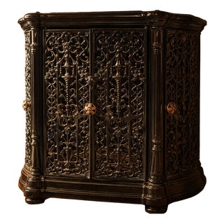 Antique Cast Iron Fireplace Insert, Europe, 19th Century For Sale