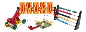 Collection of Vintage Swedish Toys by Brio