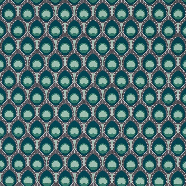 Sample - Schumacher X Cristina Buckley Dawnridge Wallpaper in Sage For Sale