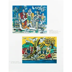 1990 After F. Leger "Homage to Louis David" and "The Country Party", Full-Color Parisian Print