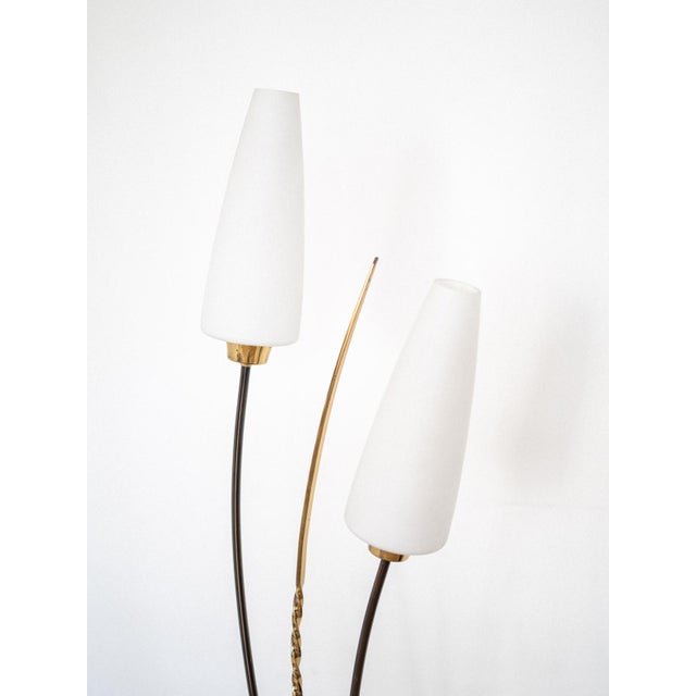 Metal Floor Lamp from Maison Arlus, 1960 For Sale - Image 7 of 8