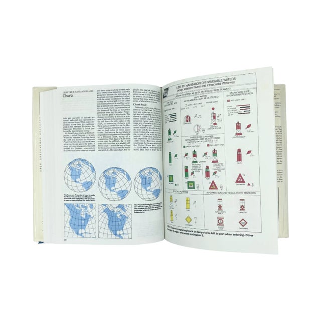 Ivory The Annapolis Book of Seamanship by John Rousmaniere 1989 Nautical Maryland For Sale - Image 8 of 12