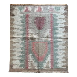 Small Vintage Anatolian Kilim Rug | 2'5" X 2'11" For Sale