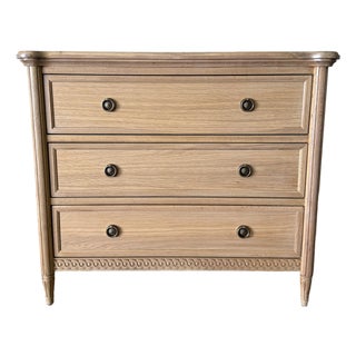 Louis 4 Drawer Commode - White Oak For Sale