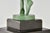 Black Pierre Le Faguays, Illusion Sculpture of Nude Dancer, 1930, Metal and Marble For Sale - Image 8 of 10