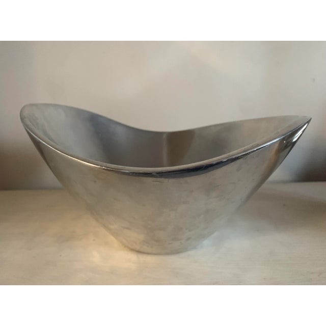 1960s Mid-Century Modern Cast Metal Nambe Bowls by Richard K Thomas - Set of 2 For Sale - Image 4 of 13