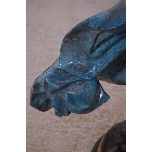 Large Bronze Sculpture ‘Gloria Victis’ Angel & Soldier Statue For Sale - Image 10 of 12