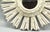 Organic White-Washed Carved Wood Sunburst Mirror For Sale - Image 4 of 11