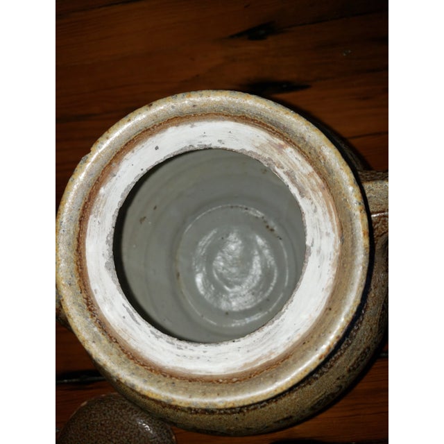 Brown 1960s Attributed Viola Frey Studio Production Pottery Teapot For Sale - Image 8 of 12