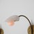 Italian Curved Brass and Opaline Glass Sconces, 1950s, Set of 2 For Sale - Image 9 of 13