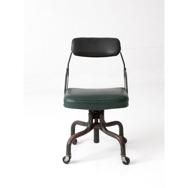 Vintage Industrial DoMore Swivel Office Chair For Sale - Image 12 of 14