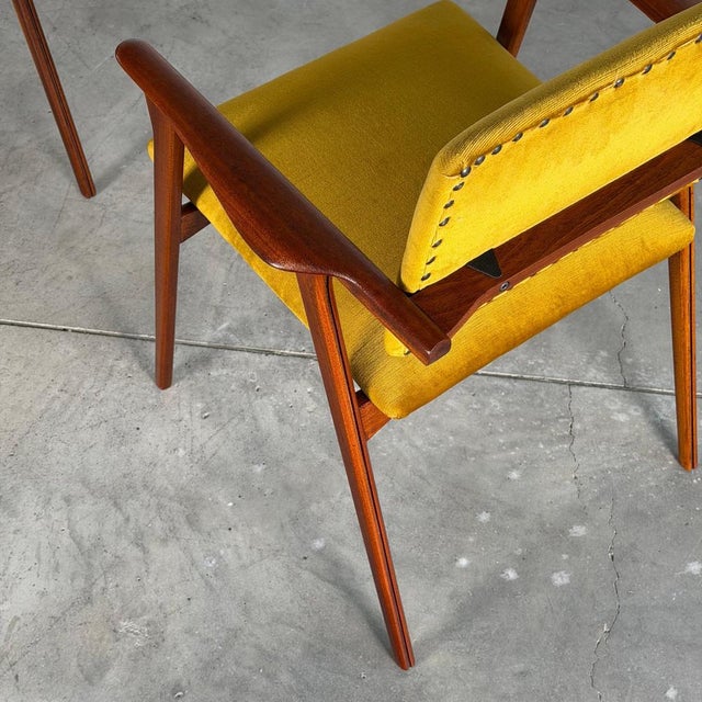 Velvet Armchairs by Franco Albini for Poggi, 1960s, Set of 2 For Sale - Image 18 of 18