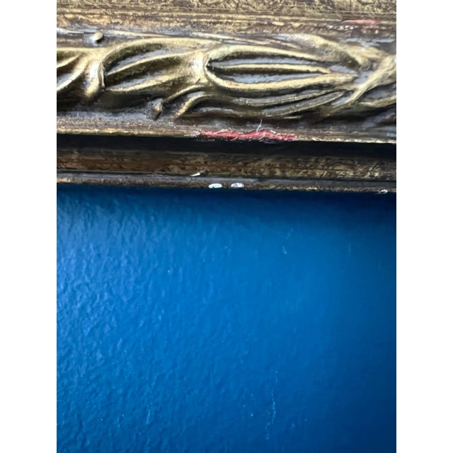 Mid- Century Framed Vintage Mediterranean Coastal Village Oil Painting For Sale - Image 15 of 18