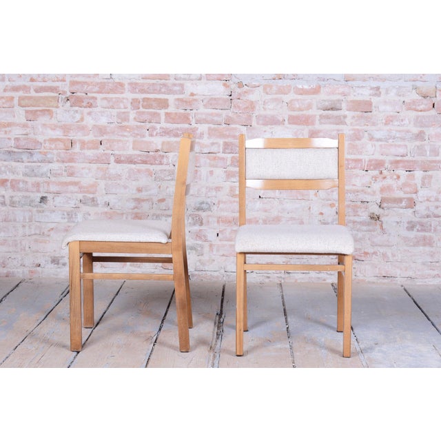 Brown Mid-Century Dining Chairs in Beech, Czech, 1960s, Set of 4 For Sale - Image 8 of 14