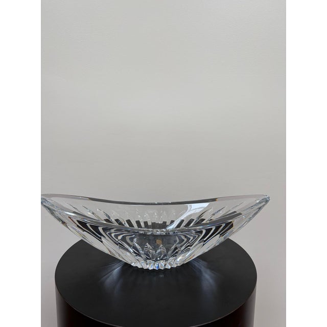 Large Vintage Baccarat Cut Crystal Centerpiece Bowl For Sale - Image 10 of 16
