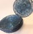 Overdyed Blue Straw Paper Plate Holders- Set of Six For Sale - Image 6 of 8