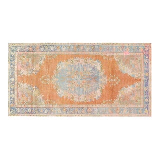 Vintage Turkish Anatolian Hand Knotted Wool Rug, 3'x6'2'' For Sale