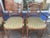 French Set of 6 1960s French Style Arm Dining Chairs For Sale - Image 3 of 10