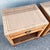 Brown Boho Chic Wicker Glass Top Nightstands - A Pair For Sale - Image 8 of 9