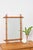 This French bamboo mirror features a warm, honey-toned bamboo frame with pronounced nodes and pegged joints with spear-...