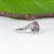 Metal 1.74Ct Bi-Color Tourmaline Estate Ring With Sapphire Accents in Solid 14k Gold, Size 6.75 For Sale - Image 7 of 9