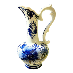 Vintage Diminutive Hand-Painted Delft Pitcher