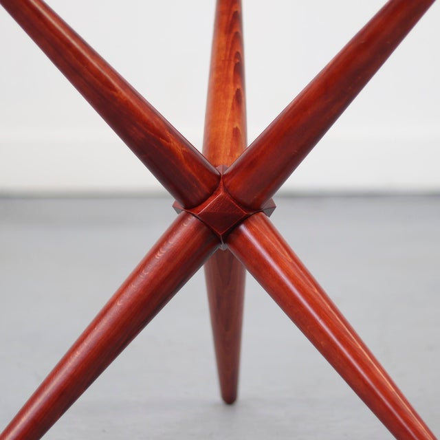 Vintage Star-Shaped Side Table, 1960s For Sale - Image 6 of 9