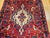 Persian Vintage Persian Hamadan Gallery Area Rug, Hand-Knotted Wool, Tribal Bird Pattern, 6x10, Red & Navy For Sale - Image 3 of 18